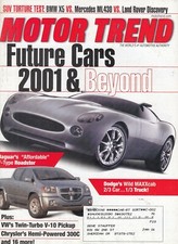 Motor Trend April 2000 – Future Cars 2001 & Beyond / Mercedes ML300