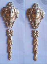 Art Decor Face & Drapes Ornate Mouldings Gold Decorative furniture Mouldings