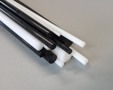 Acetal Plastic Rod Round 3 4 5 6 8 10 12 16 20 25 30mm Diameter  50mm to 1 Metre