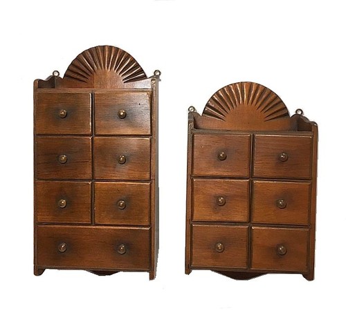 Antique apothecary cabinets
