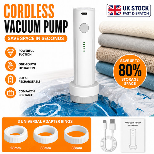 Vacuum storage bag pump usb - bag,