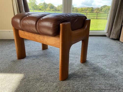Vintage ekornes footstool - ekornes,
