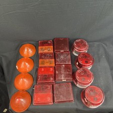 Vintage Rubbolite Vehicle Light Lenses Joblot 4240 7214 7736 0032 6200 x 16 -R2B