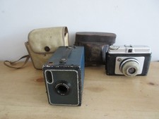 2 x Vintage Kodak Portrait No.2 & Ilford Sporti Cameras - both with Cases