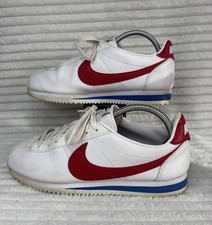 Nike Cortez  Forrest Gump Men's Size UK 7.5  Red Swoosh VGC