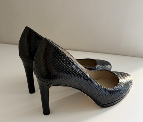 Hobbs black leather pumps - black,