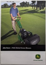 Original John Deere 180C, 200C & 260C Walk Behind Greens Mowers Brochure, c 2002