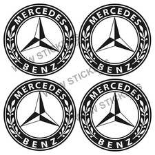 Car sticker x4 Mercedes Benz