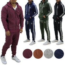Mens Full Tracksuits Set Gym Hoodie Joggers Casual Winter Sweatshirt Top Bottoms