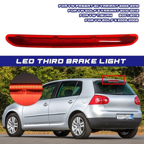 Red led rear 3rd brake - red,