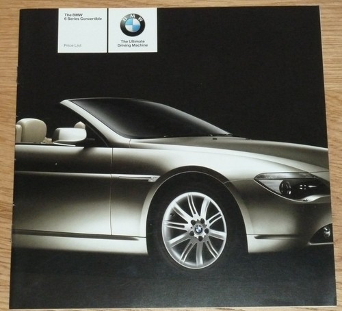 Bmw series 645ci e64 - bmw,