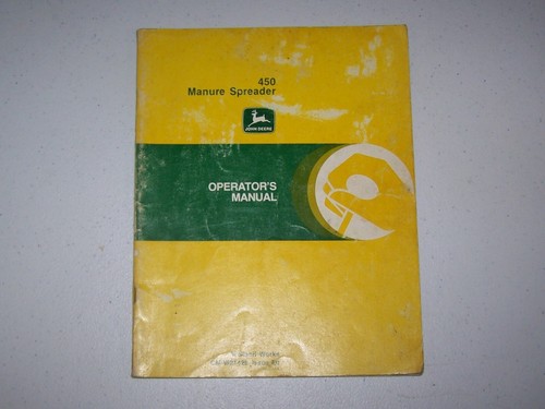 John deere used - used, manure