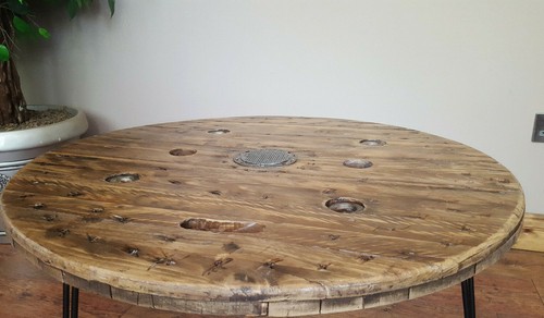 Large industrial wooden cable - industrial,