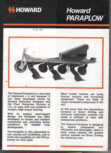 1981 howard paraplow soil - howard,