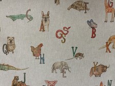 Alphabet Animals Fabric