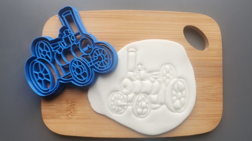 Traction engine cookie - traction,