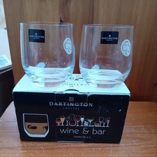 2 Dartington Crystal Tumbler