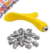 48Pcs7mm Non-slip Spiked Nails With Wrench Remover Tool Track Spikes For Running