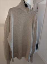 Ladies Grey Roll Neck Long