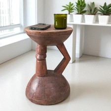 African Style Round Wooden