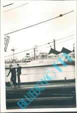 HMS nurton Royal Navy Ton Class Minesweeper No 11 basin Portsmouth  August 1965