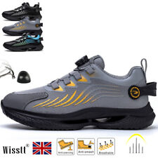 Mens Steel Toe Cap Trainers Safety Boots Work Shoes Womens Hiking Light Footwear