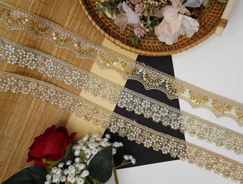 Indian lace trim - lace, 3cm