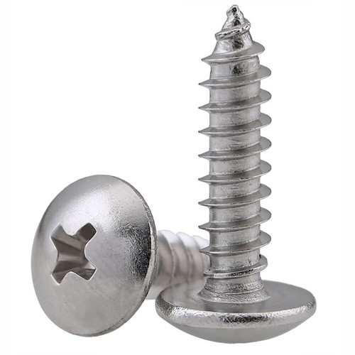 Stainless pan head wood - head,
