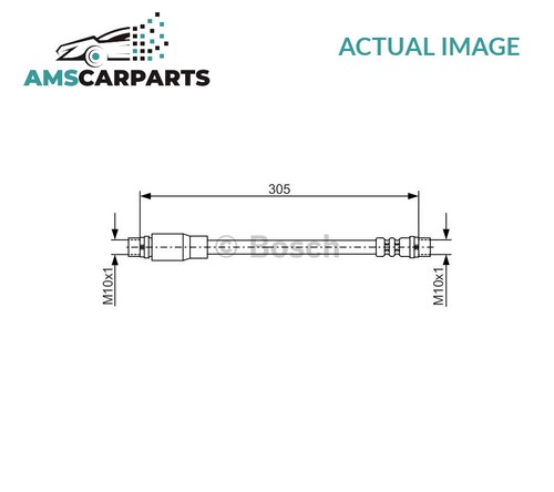 Brake hose line pipe front - hose,