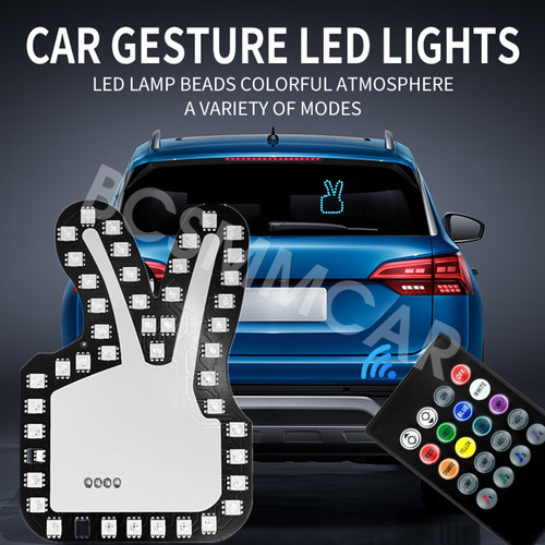 Finger gesture light with - finger,