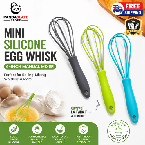 Mini silicone egg whisk inch - mini,