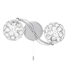 BHS Orianna Chrome Wall Light