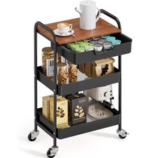 Tier storage trolley on - storage,