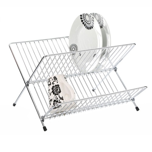Folding dish drainer metal - folding,