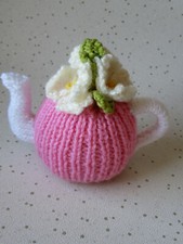 KNITTING PATTERN Pink Teapot
