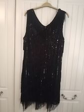 Ladies Black Layered Dress 22 Samya Never Worn 