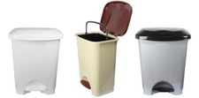 Large pedal bin with - pedal, inner