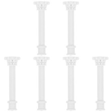  6 Pcs Photo Props Roman Column Pillars Dollhouse Greek Architectural