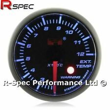 52mm Blue Stepper Motor Warning Exhaust Temp Temperature Temp Gauge With Warning