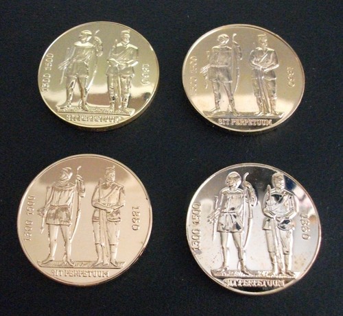 Shooting medals 38mm - 4,