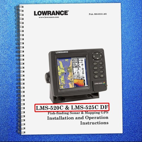Lowrance lms 520c 525c - df, fish