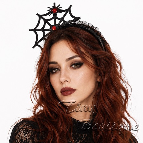Halloween black spider - black, web
