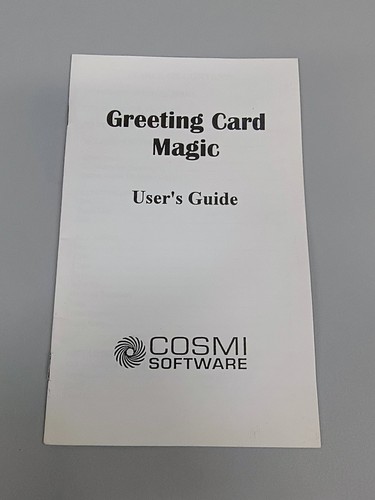Cosmi software greeting - software,