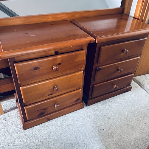 Bed side cabinets pair - side,