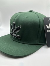 ADIDAS Mens Snapback Cap - Green- One Size Christmas Winter Sale -Free Delivery