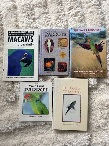Parrot books job lot - books,