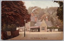 GODALMING Railway Station, Surrey Postcard Postally Used 1906