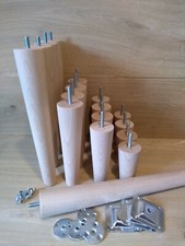 4xWooden furniture legs/feet