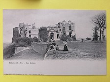 Old postcard back 1900 Basque