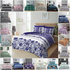 4 PCS Complete Bedding Set Duvet Quilt Cover Fitted Sheet Pillowcase Double King